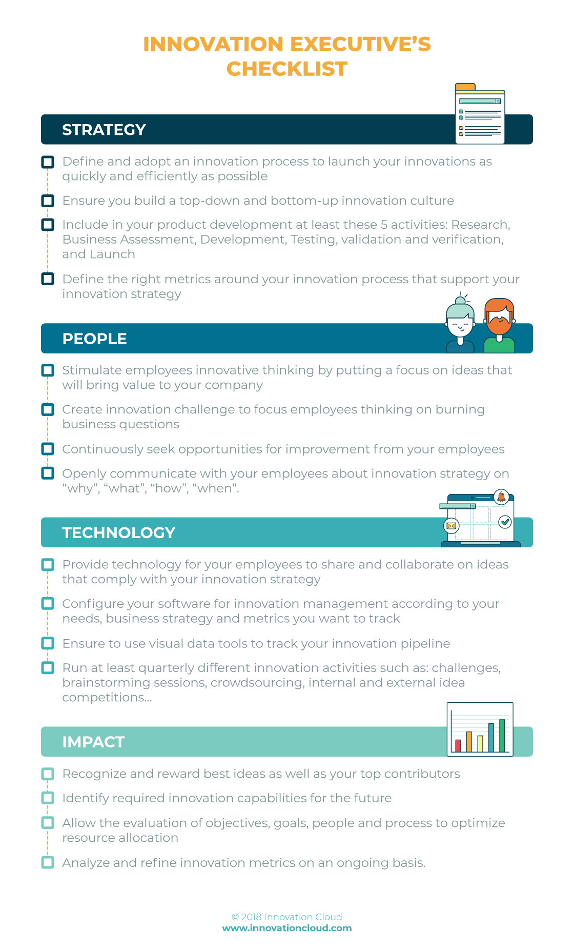 Embrace innovation Innovation Checklist for executives and employees