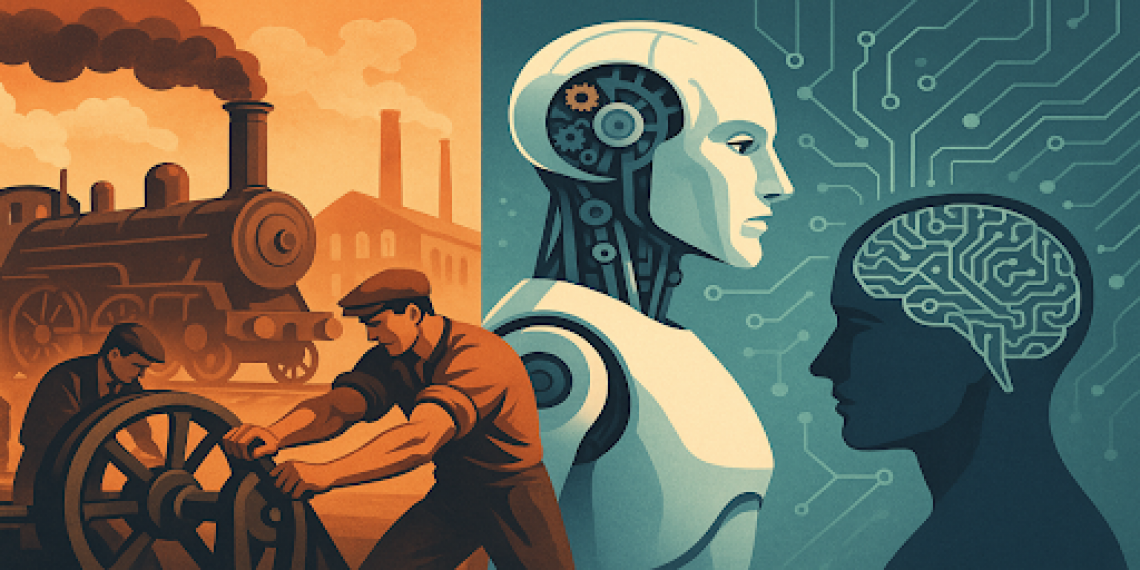 From Steam to Silicon: How the First Machines Moved Muscle - And Today’s Move the Mind