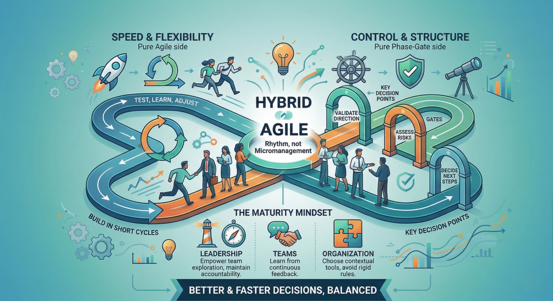 Hybrid Agile: Finding the Balance Between Speed and Control